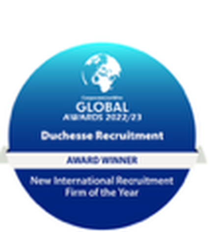 Global Awards 2022/23 winner, New International Recruitment Firm of the Year